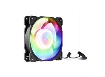 1stCOOL Statický RGB ventilátor 12cm, 3+4pin