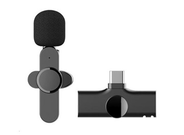 Viking bezdrátový mikrofon s klipem M360, konektor USB-C - Bazar - rozbaleno, 100% stav