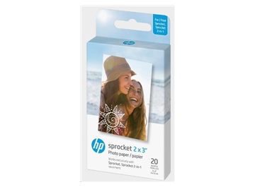 HP Zink Paper Sprocket 20 Pack 2x3"