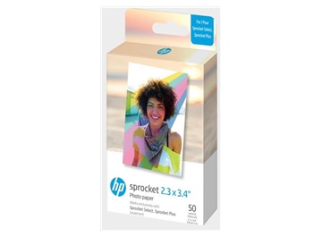 HP Zink Paper Sprocket Select 50 Pack 2,3x3,4"
