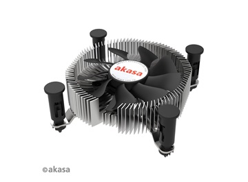 AKASA chladič CPU - hliníkový LGA1700 - mini itx