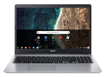 Acer Chromebook 315 (CB315-4HT-C86S) Celeron N5100/4GB/eMMC 128 GB/15,6" FHD IPS Touch/Chrome/Stříbrná