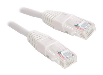 XtendLan patch kabel Cat5E, UTP - 0,25m, bílý