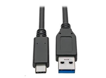 PremiumCord kabel USB-C - USB 3.0 A (USB 3.2 generation 2, 3A, 10Gbit/s) 0.15m