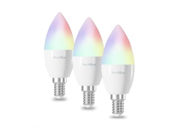 TechToy Smart Bulb RGB 4,4W E14 3pcs set