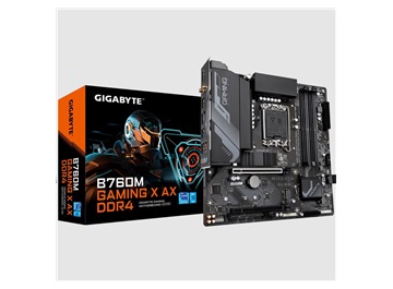 GIGABYTE MB Sc LGA1700 B760M GAMING X AX DDR4, Intel B760, 4xDDR4, 1xDP, 1xHDMI, WI-FI, mATX