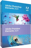 Adobe Photoshop &amp; Adobe Premiere Elements 2024 WIN CZ FULL BOX