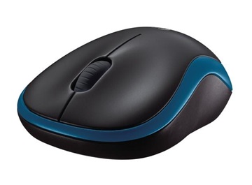 PROMO myš Logitech Wireless Mouse M185 nano, modrá