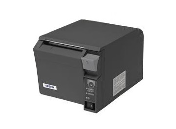 ROZBALENO - EPSON TM-T70II pokladní tiskárna, USB + serial, černá, řezačka, se zdrojem