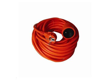 Solight prodlužovací kabel - spojka, 1 zásuvka, oranžová, 20m