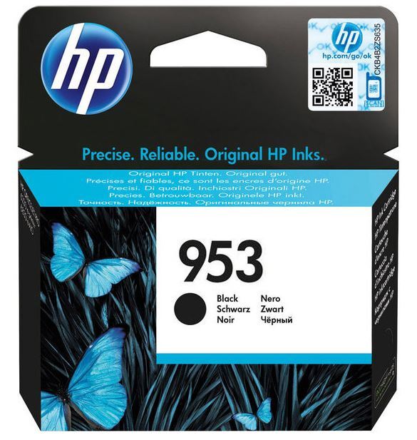 HP 953 černá inkoustová kazeta, L0S58AE