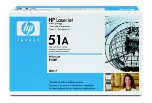 HP 51A Black LJ Toner Cart, Q7551A (6,500 pages)