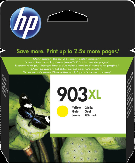 HP 903XL Žlutá originální inkoustová kazeta s vysokou výtěžností