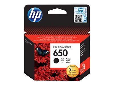 HP 650 černá inkoustová kazeta, CZ101AE