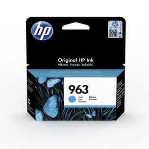 HP 963 Azurová originální inkoustová kazeta