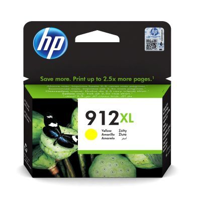 HP 912XL Žlutá originální inkoustová kazeta s vysokou výtěžností