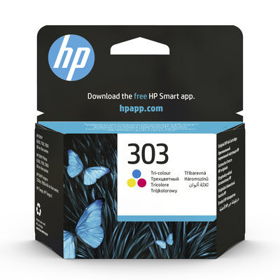 HP 303 Tříbarevná originální inkoustová kazeta