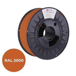 C-TECH Tisková struna (filament) PREMIUM LINE, ASA, žlutooranžová, RAL2000, 1,75mm, 1kg