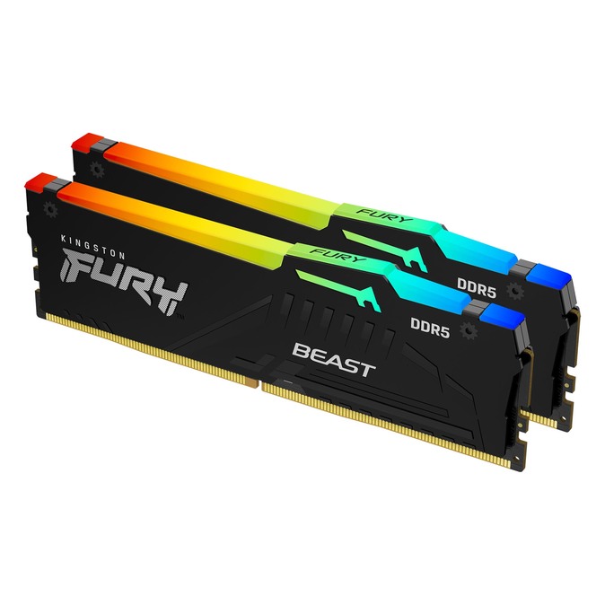 Kingston FURY Beast EXPO/DDR5/64GB/5200MHz/CL36/2x32GB/RGB/Black