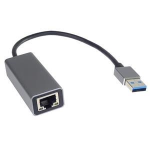 PremiumCord adaptér USB3.0 -&gt; LAN RJ45 ETHERNET 10/100/1000 MBIT Aluminium