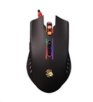 A4tech herní myš BLOODY Q81, 3200DPI, USB, RGB, černá