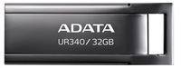 ADATA Flash Disk 64GB UR340, USB 3.2 Dash Drive, lesklá černá