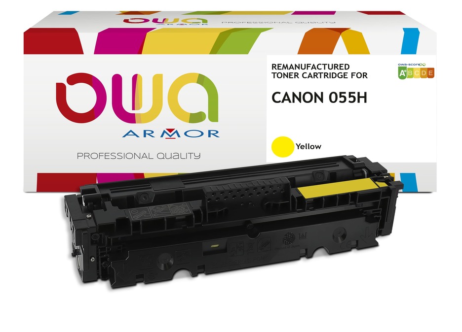 OWA Armor toner kompatibilní s Canon CRG-055H Y, 5900st, žlutá/yellow