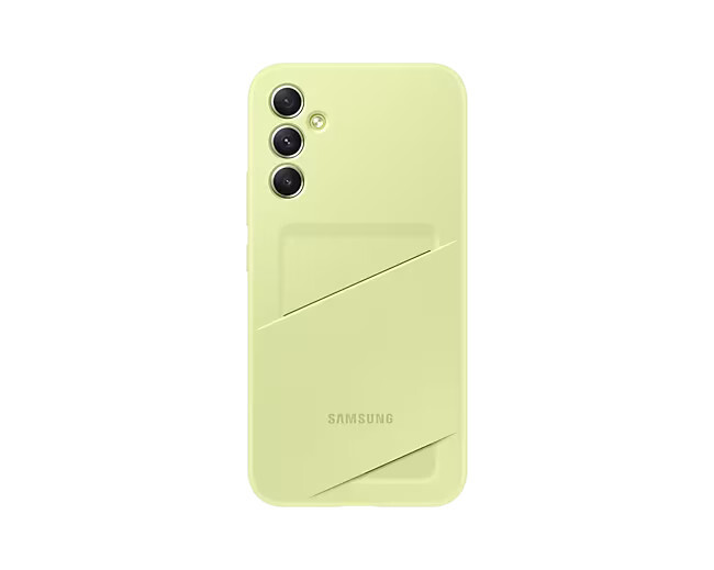Samsung Zadní kryt s kapsou na kartu pro Samsung Galaxy A34 Lime