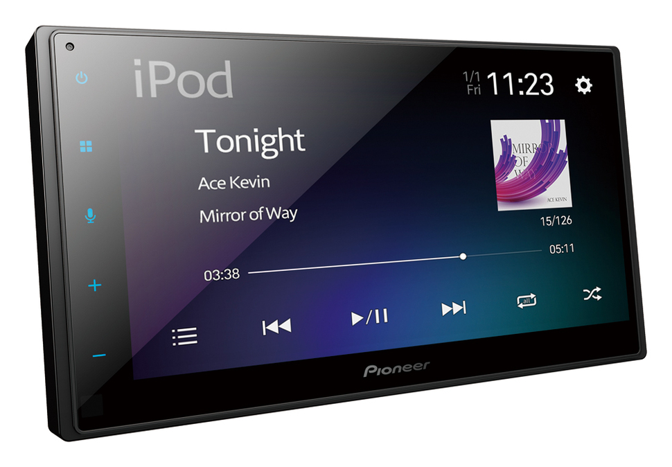 Pioneer SPH-DA160DAB autorádio 2DIN, 6,8" LCD, DAB+, CarPlay, Android Auto, Bluetooth