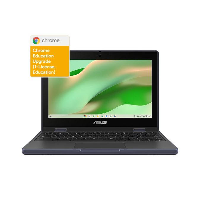 ASUS Chromebook CR11 Flip/CR1102F/N100/11,6"/1366x768/T/4GB/64GB eMMC/UHD/Chrome EDU/Gray/2R