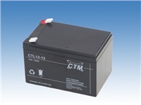 Baterie - CTM CTL 12-12L (12V/12Ah - Faston 250), životnost 10-12let