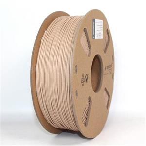 Gembird tisková struna (filament), PLA, 1,75mm, 1kg, přírodní dřevo