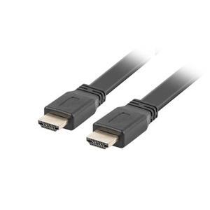 LANBERG HDMI M / M 2.0 plochý kabel 0,5m 4K černý