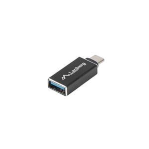 LANBERG USB-C(M) 3.1 na USB-A(F) adaptér černý OTG