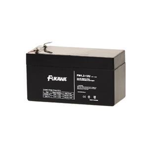 akumulátor FUKAWA FW 1,2-12 U (12V; 1,2Ah; faston 4,7mm; životnost 5let; 43mm)