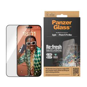 PanzerGlass Recycled Glass Apple iPhone 15 Pro Max s instalačním rámečkem