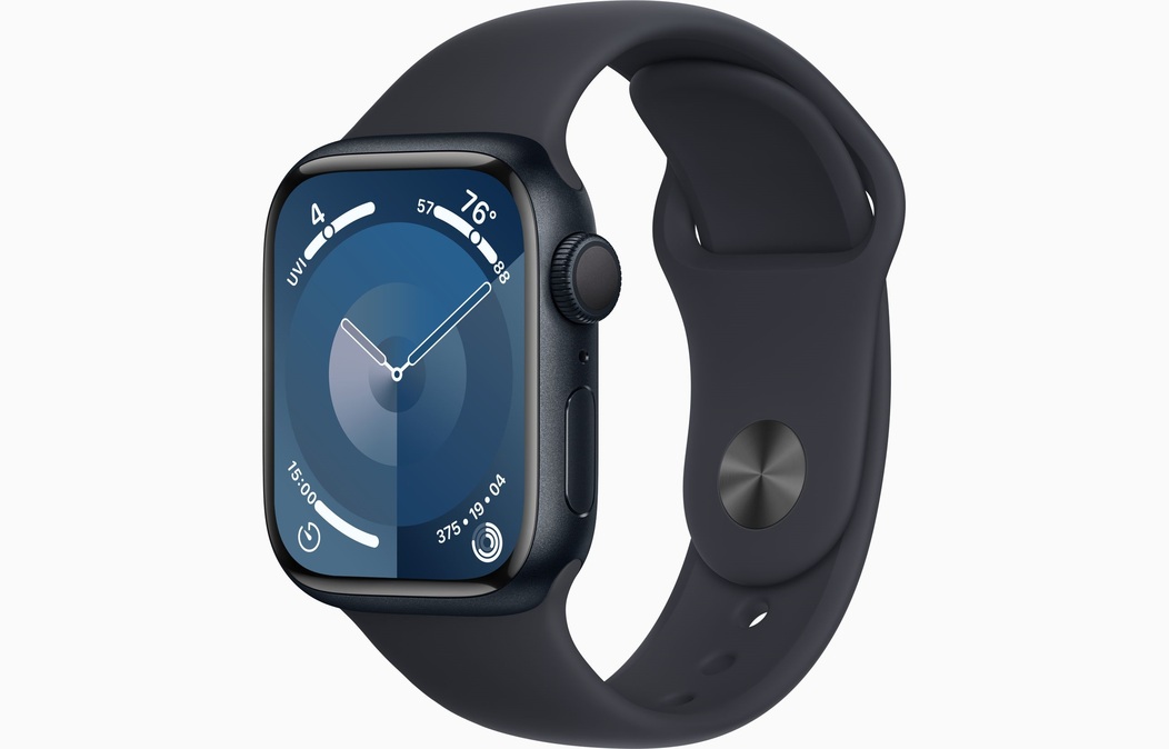 Apple Watch S9/45mm/Midnight/Sport Band/Midnight/-M/L