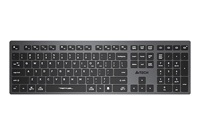 A4tech FBX50C, bezdrátová kancelářská klávesnice, šedá
