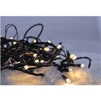 Solight LED vánoční řetěz, 300 LED, 30m, přívod 5m, IP44, teplá bílá