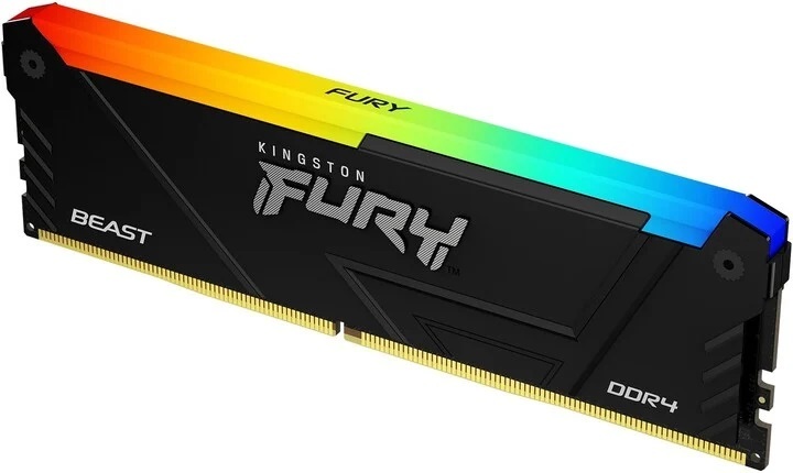 Kingston FURY Beast/DDR4/16GB/2666MHz/CL16/1x16GB/RGB/Black