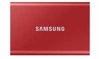 BAZAR - Samsung Externí SSD disk T7 - 2TB - červený - Poškozený obal (Komplet)