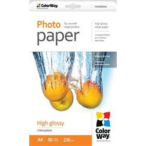 COLORWAY fotopapír/ high glossy 230g/m2, A4/ 50 kusů
