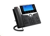 Cisco CP-8841-3PCC-K9=, VoIP telefon, 10line, 2x10/100/1000, 5" displej, PoE - použitý (jednou konfigurovatelný)