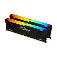 KINGSTON DIMM DDR4 32GB (Kit of 2) 3600MT/s CL18 FURY Beast RGB, XMP