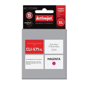 ActiveJet ink Canon CLI-571M XL new ACC-571MNX  12 ml