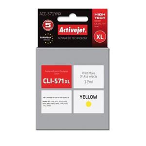 ActiveJet ink Canon CLI-571Y XL new ACC-571YNX  12 ml