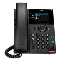 Poly VVX 250, 4linkový IP telefon, PoE