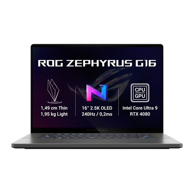ASUS ROG Zephyrus G16/GU605MZ/U9-185H/16"/2560x1600/32GB/2TB SSD/RTX 4080/W11H/Gray/2R