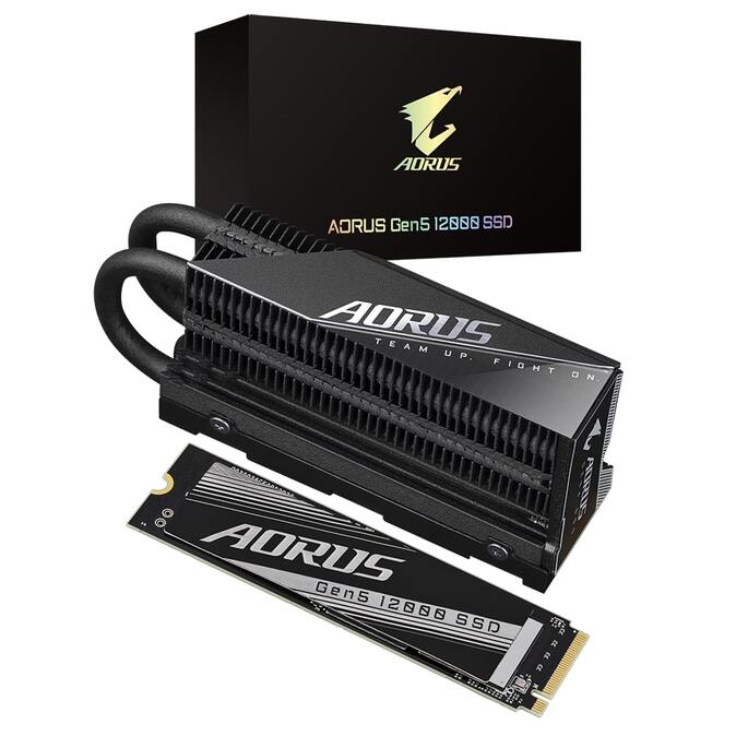Gigabyte AORUS Gen5 12000/1TB/SSD/M.2 NVMe/Černá/5R