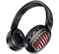 HF, sluchátka Bluetooth HOCO W23 Brilliant, skládácí, černá